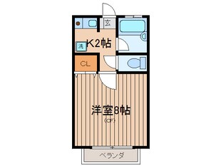 エクセルハイムＣの物件間取画像